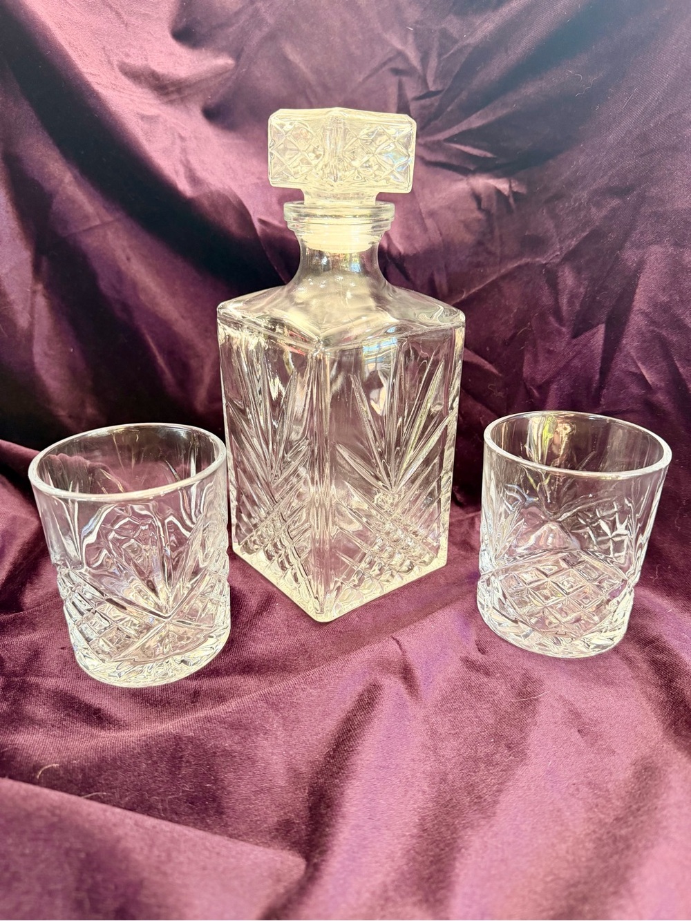 Bormioli Whiskey Decanter and Glasses Set - Barware